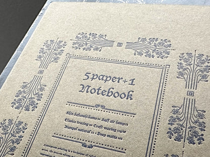 OEDA LETTERPRESS - 5 Paper Notebook