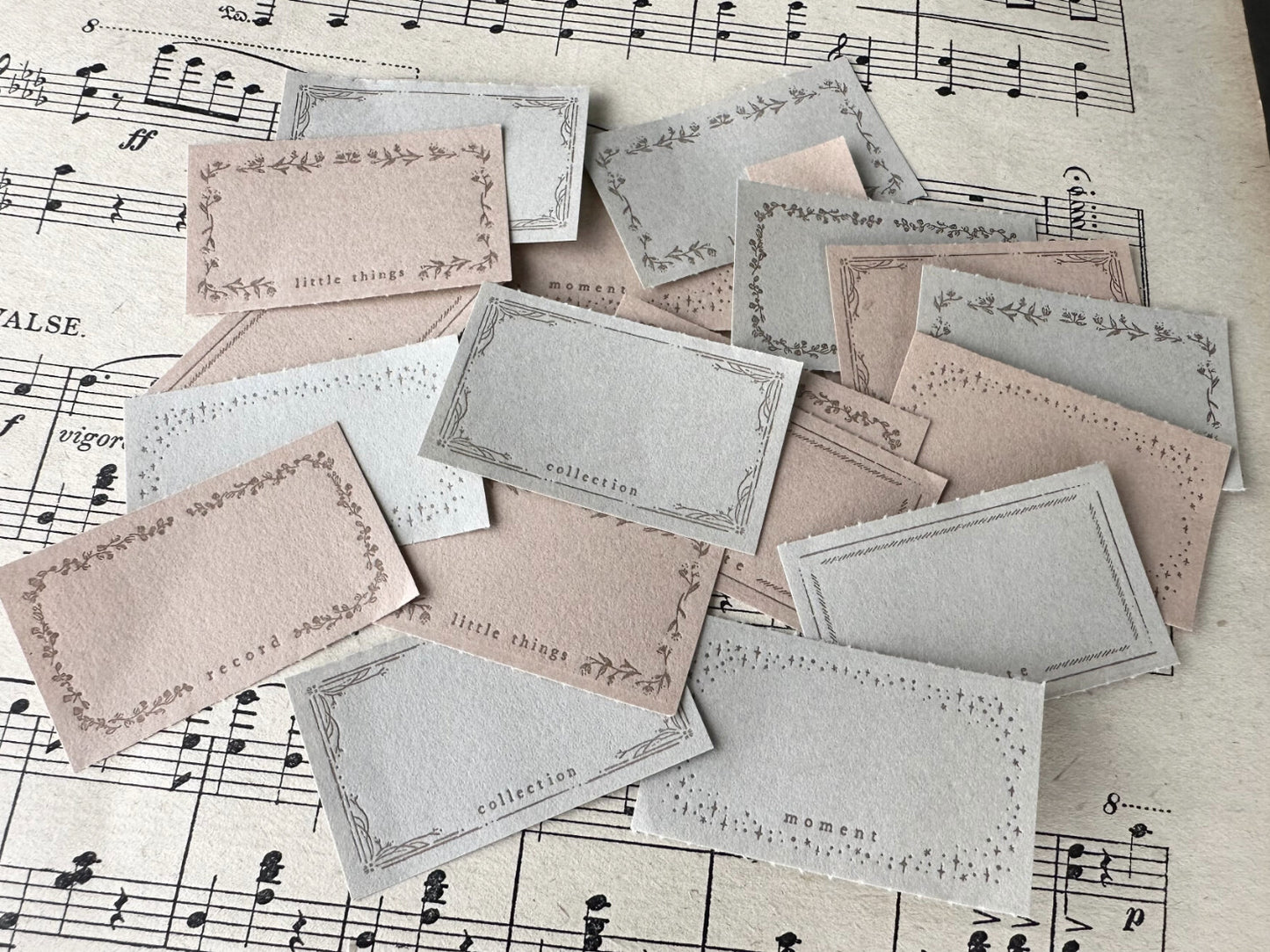 OEDA LETTERPRESS - 5 Word Label Book