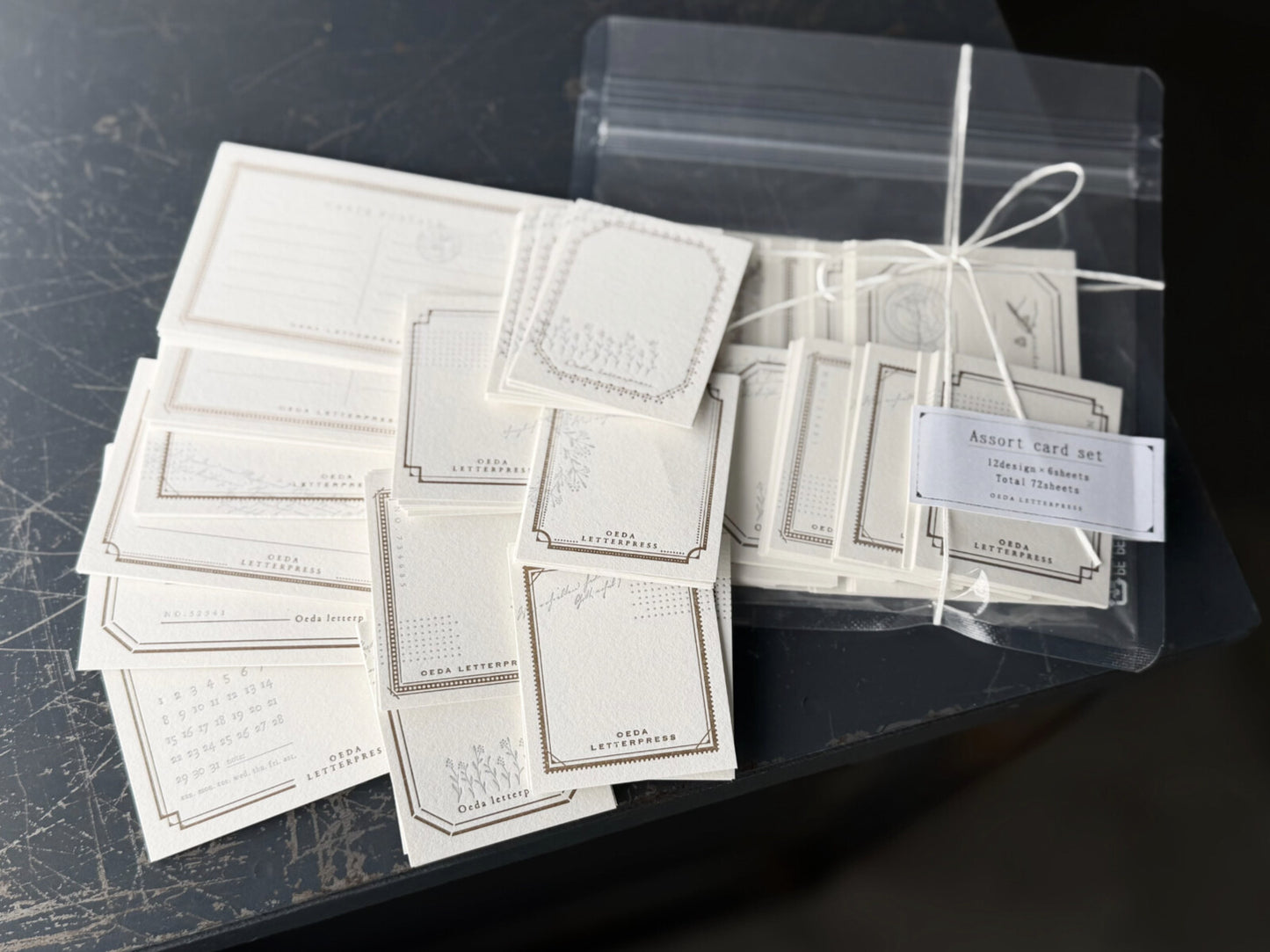 Assorted Card Box / Mellow Silver