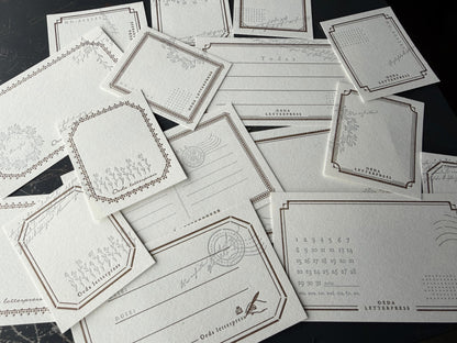 Assorted Card Box / Mellow Silver