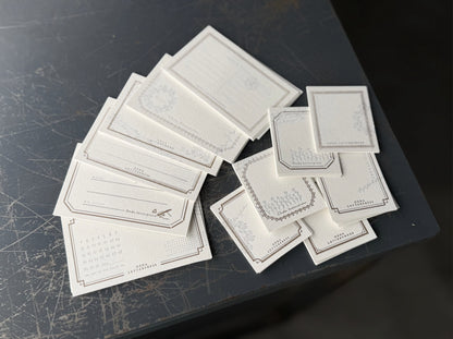 Assorted Card Box / Mellow Silver