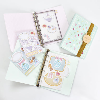 Gold Foil Flake Sticker Series designed by  A・La・Cal-do - Fleur et Sweets - Le Jardin / Jewelry
