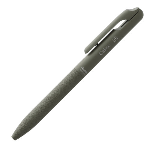 Pentel - Calme Soundless Series 0.5mm Ballpoint Pen co-branded with Miyake Design - Khaki 