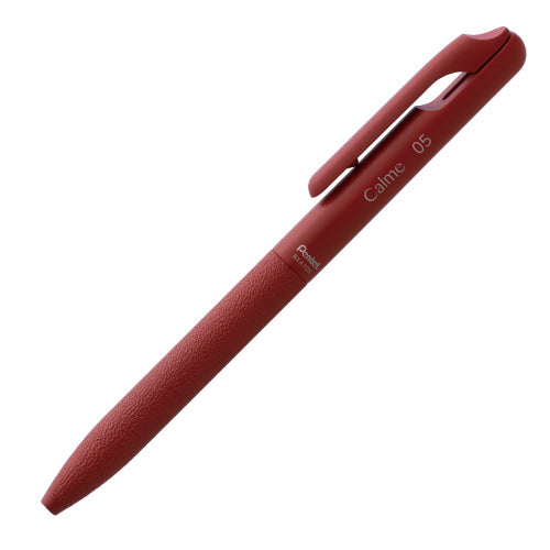 Pentel - Calme Soundless Series 0.5mm Ballpoint Pen co-branded with Miyake Design - Red