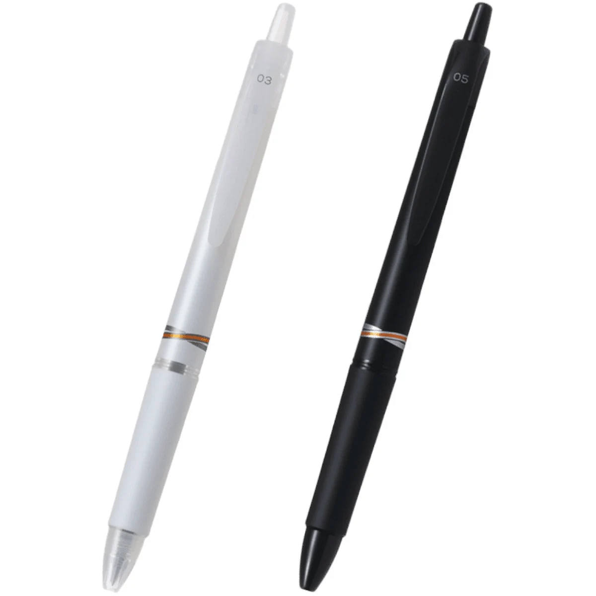 Pilot - Acro Evo 0.3mm / 0.5mm Ballpoint Pen - Orange Ring (Bright)
