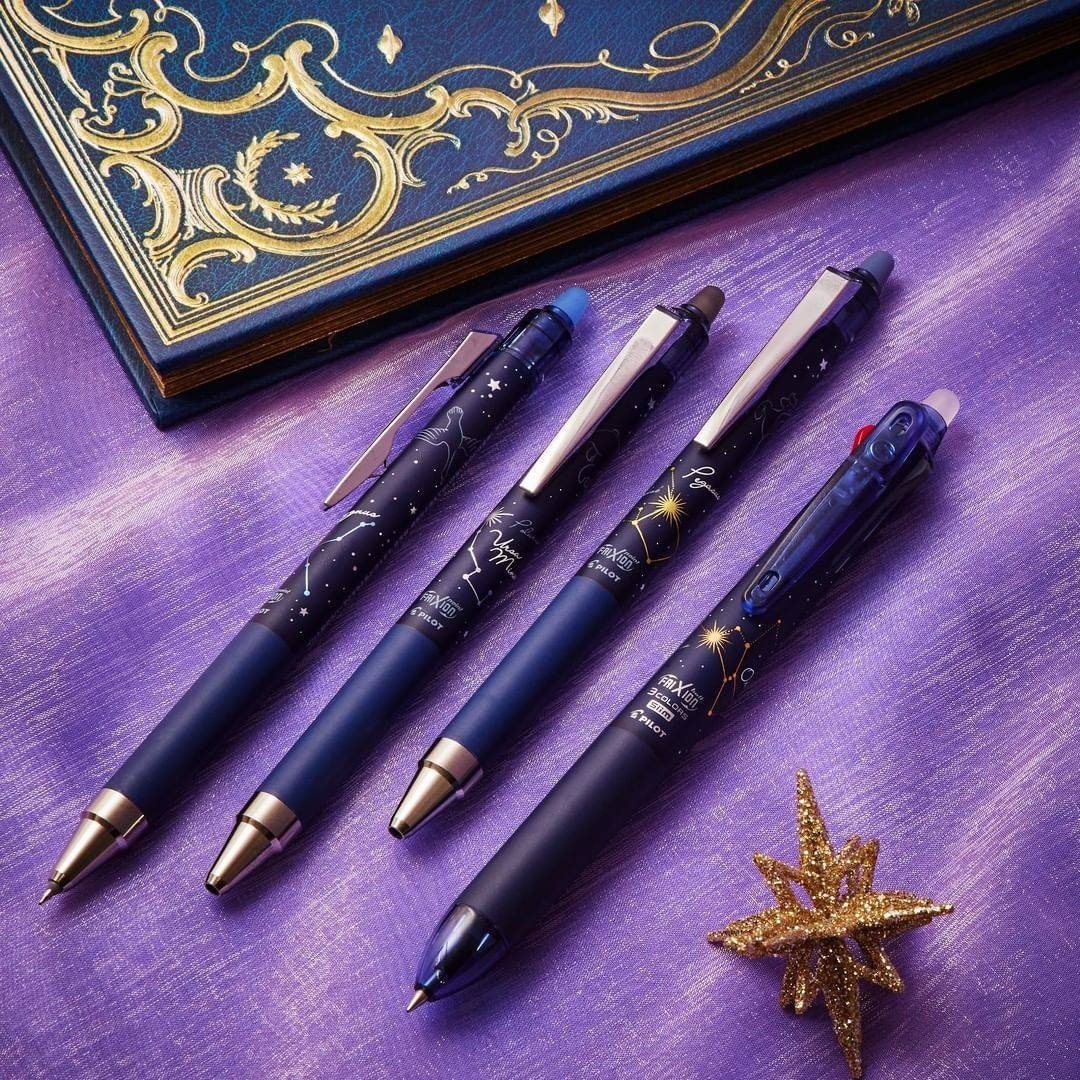 Pilot Frixion Point Knock Glitter 0.4mm Erasable Gel Pen