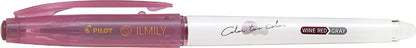 Pilot - Ilmily Color Two Color 0.4mm Gel Pen - Wine Red / Gray (-WRGY)