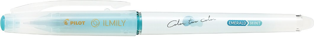 Pilot - Ilmily Color Two Color 0.4mm Gel Pen - Emerald / Mint (-EM)