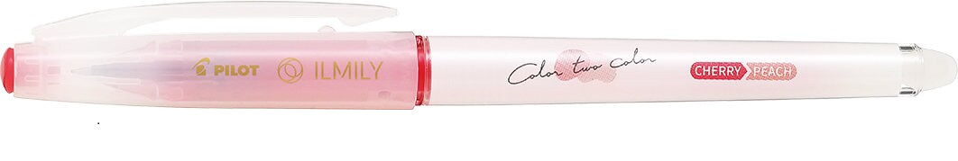 Pilot - Ilmily Color Two Color 0.4mm Gel Pen - Cherry / Peach (-CRPE)