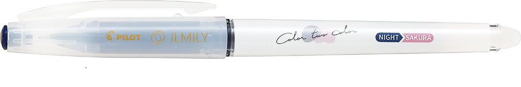 Pilot - Ilmily Color Two Color 0.4mm Gel Pen - Night / Sakura (-NISAK)