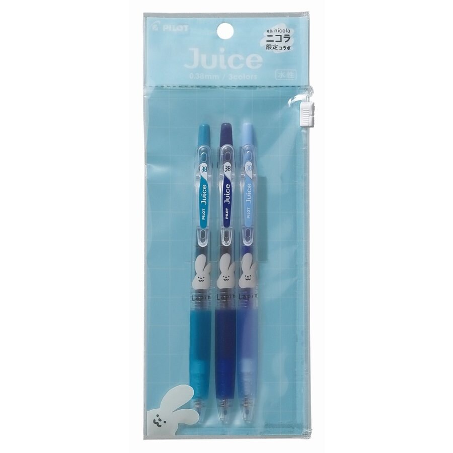 Pilot - Juice x Nicola 0.38mm Gel Pen Set - Blue Green