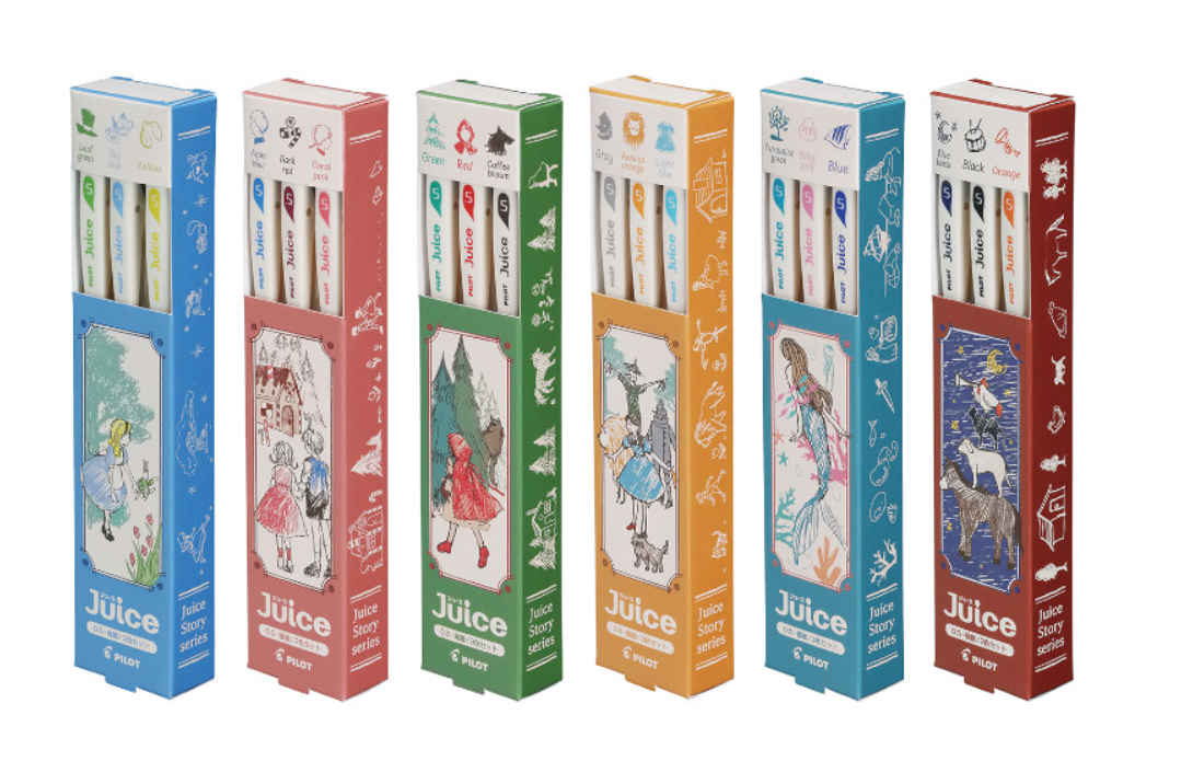 Pilot - Juice up 10th Anniversary Vol.3 Fairy Tale Series 0.5mm Gel Pen Set