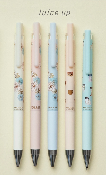Pilot - Juice up Gel Pen co-branded with Paul & Joe - Chrysantheme Ivory / Chrysantheme Pink / Chrysantheme Blue / Nunette / Gatti