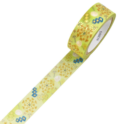 Saien Foil Series Gold Foil Washi Tape - Dandelion