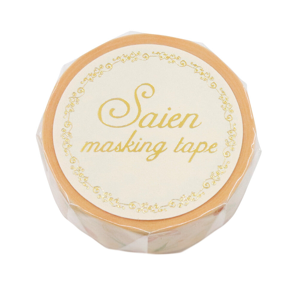Saien Foil Series Gold Foil Washi Tape - Tulip
