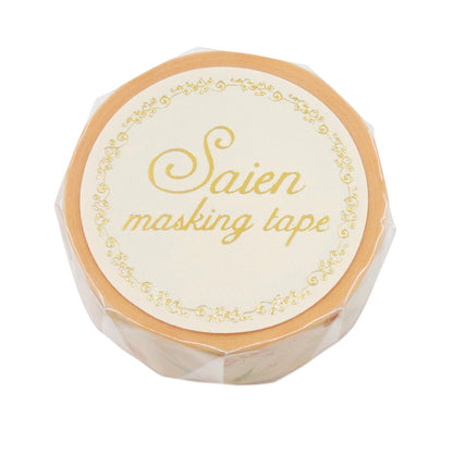 Saien Foil Series Gold Foil Washi Tape - Tulip