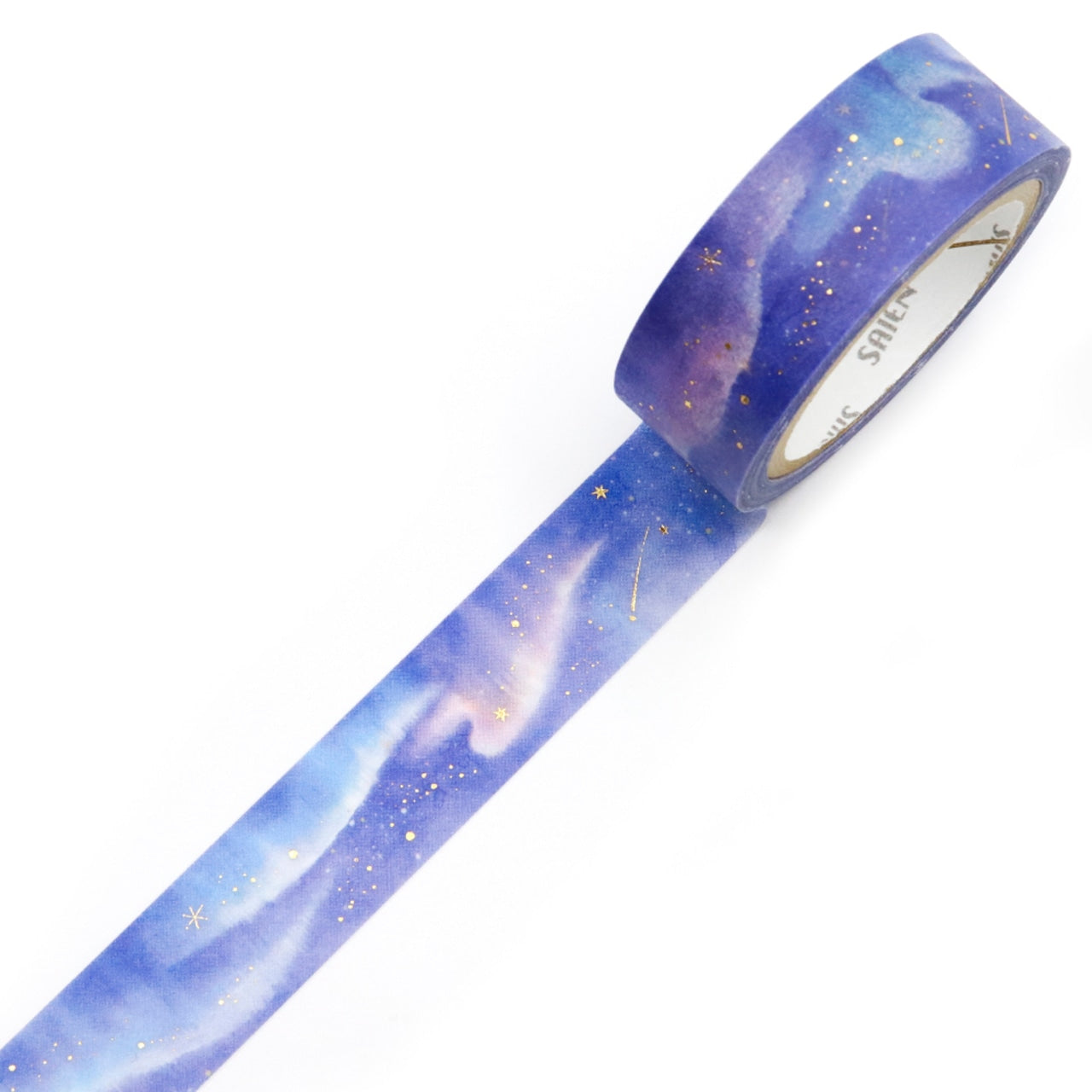 Saien Foil Series Gold Foil Washi Tape - Aurora