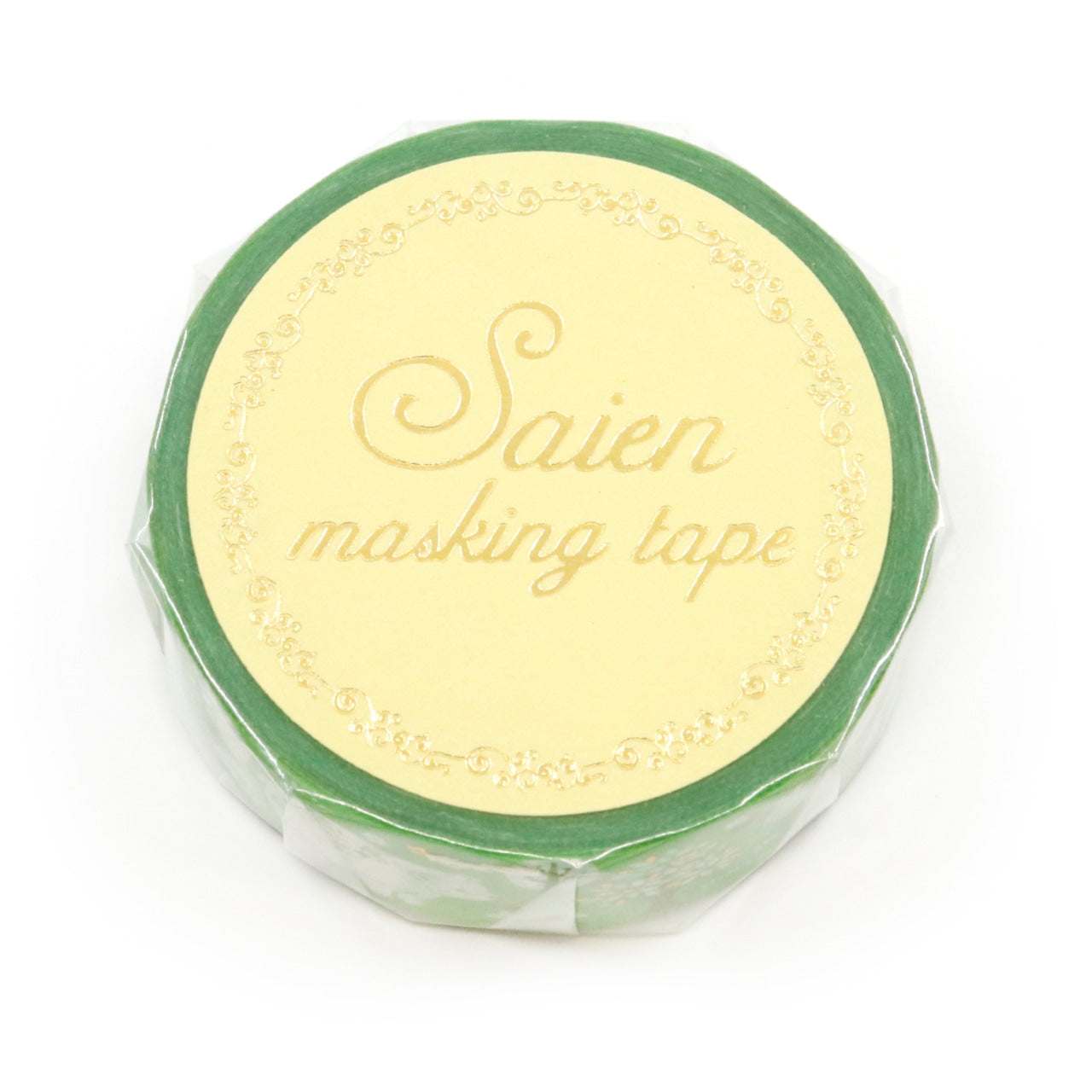 Saien Foil Series Gold Foil Washi Tape - Forest