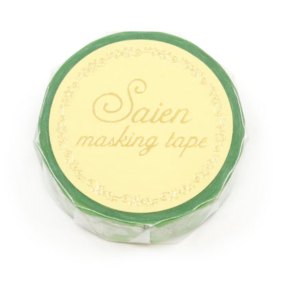 Saien Foil Series Gold Foil Washi Tape - Forest