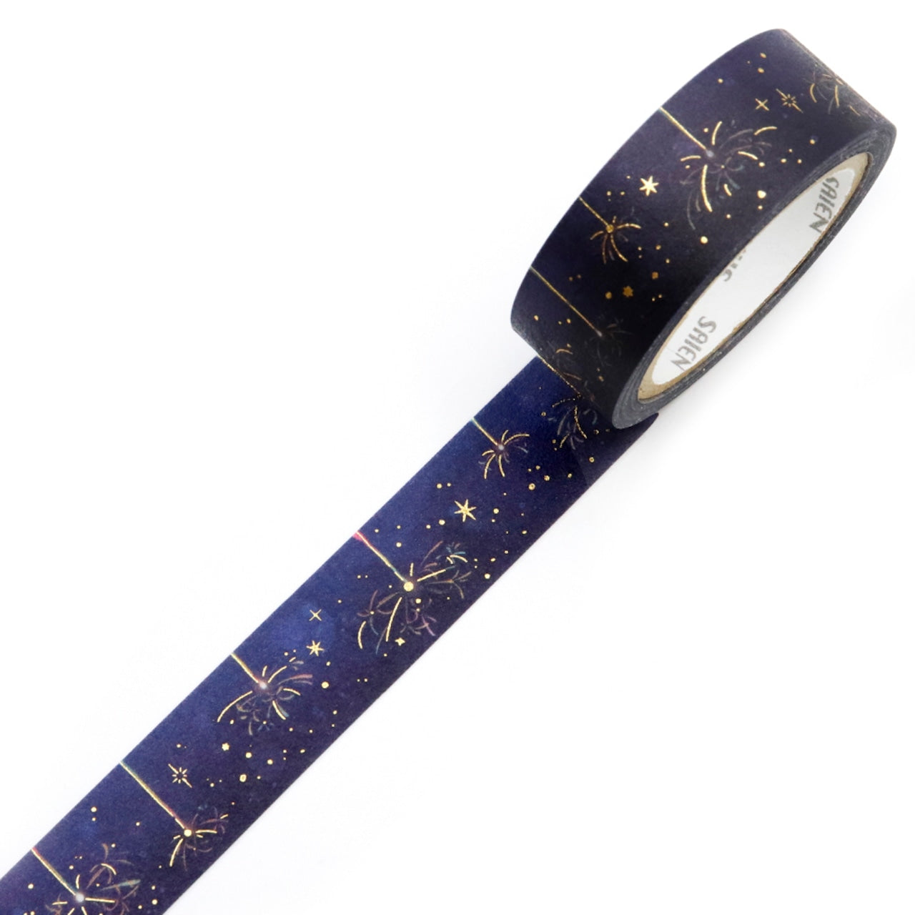 Saien Foil Series Gold Foil Washi Tape - Senko Hanabi