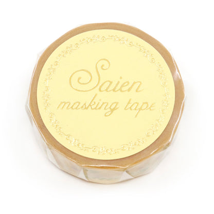 Saien Foil Series Gold Foil Washi Tape - Sunflower