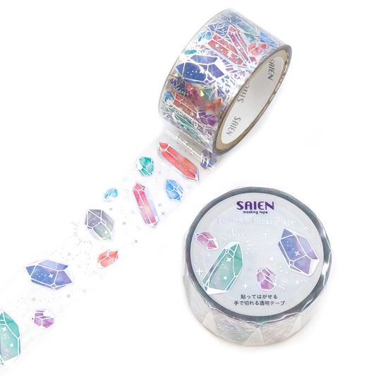 Saien Holographic Foil Twinkle Clear Tape - Crystal
