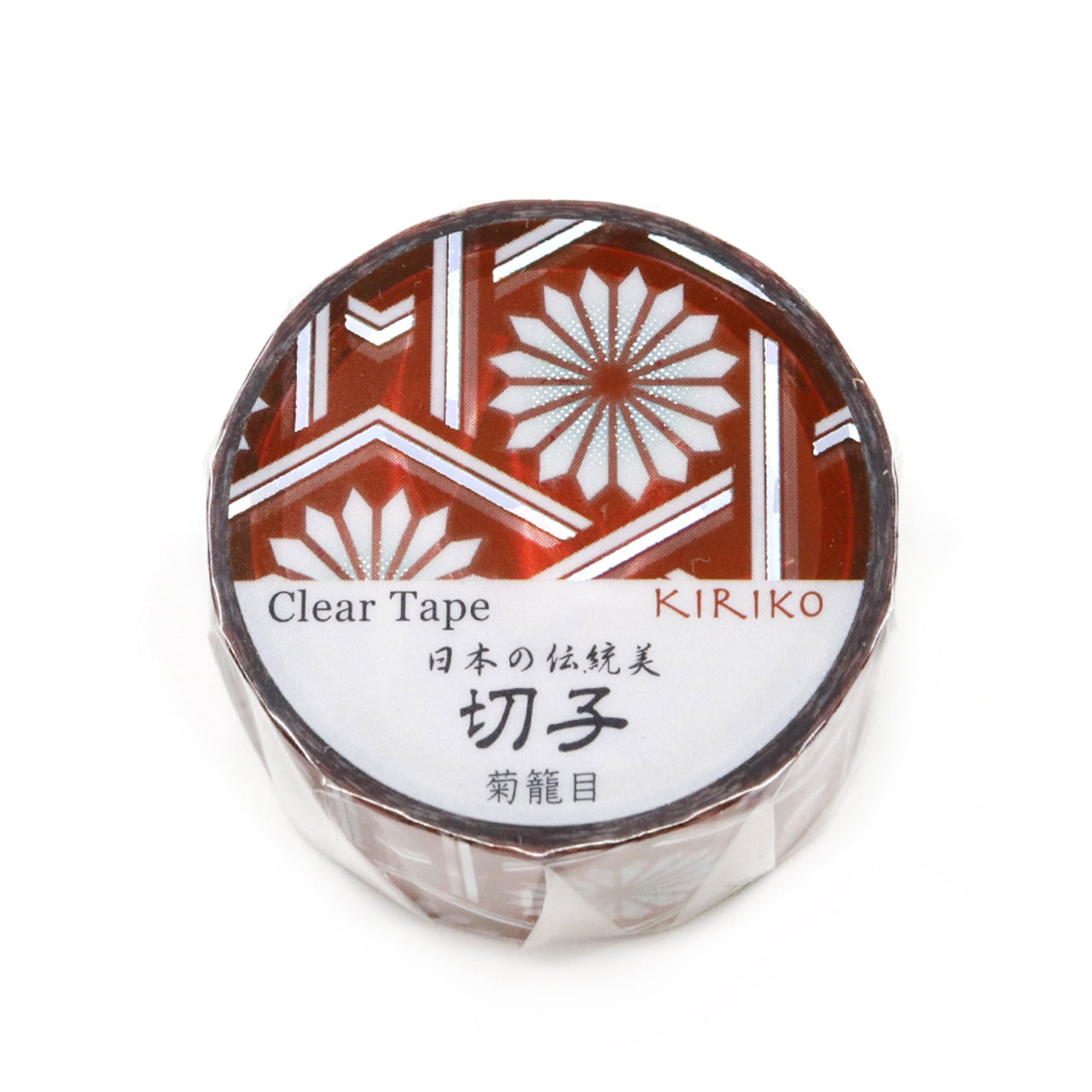 Saien Holographic Foil Twinkle Clear Tape - Kiku-kagome