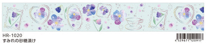 Saien Holographic Foil Twinkle Clear Tape - Violet Candied