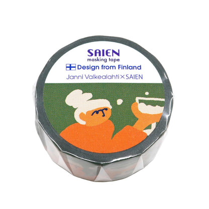 Saien x Janni Valkealahti Co branding Washi Tape - Chrstmas Party