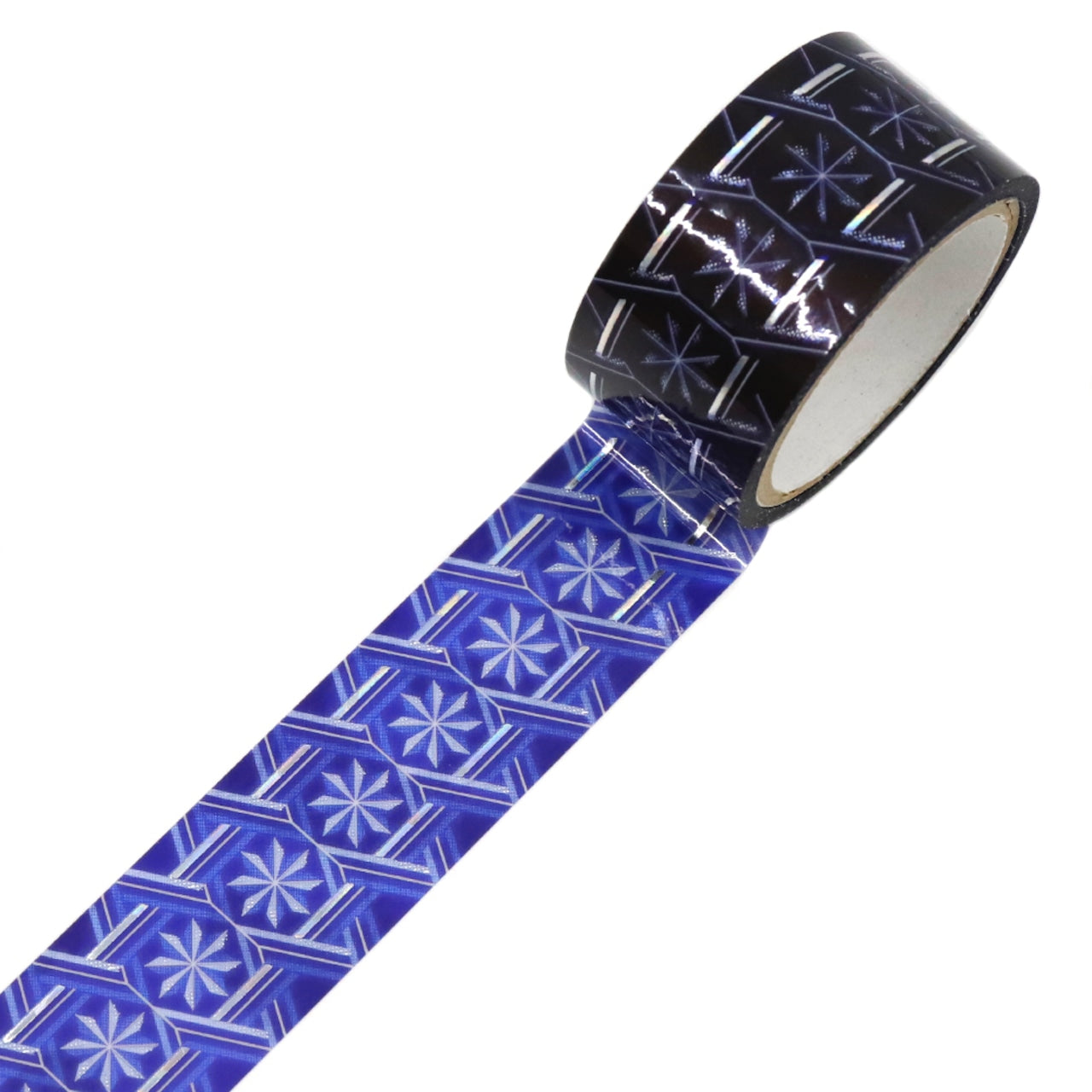 Saien Holographic Foil Kiriko Clear Tape - Kagome