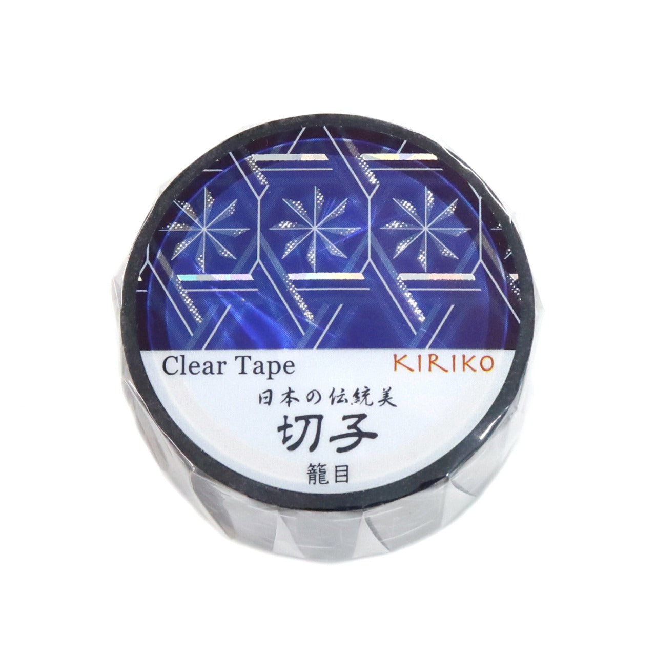 Saien Holographic Foil Kiriko Clear Tape - Kagome