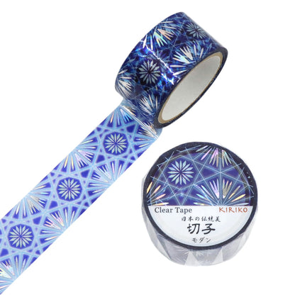 Saien Holographic Foil Kiriko Clear Tape - Modern
