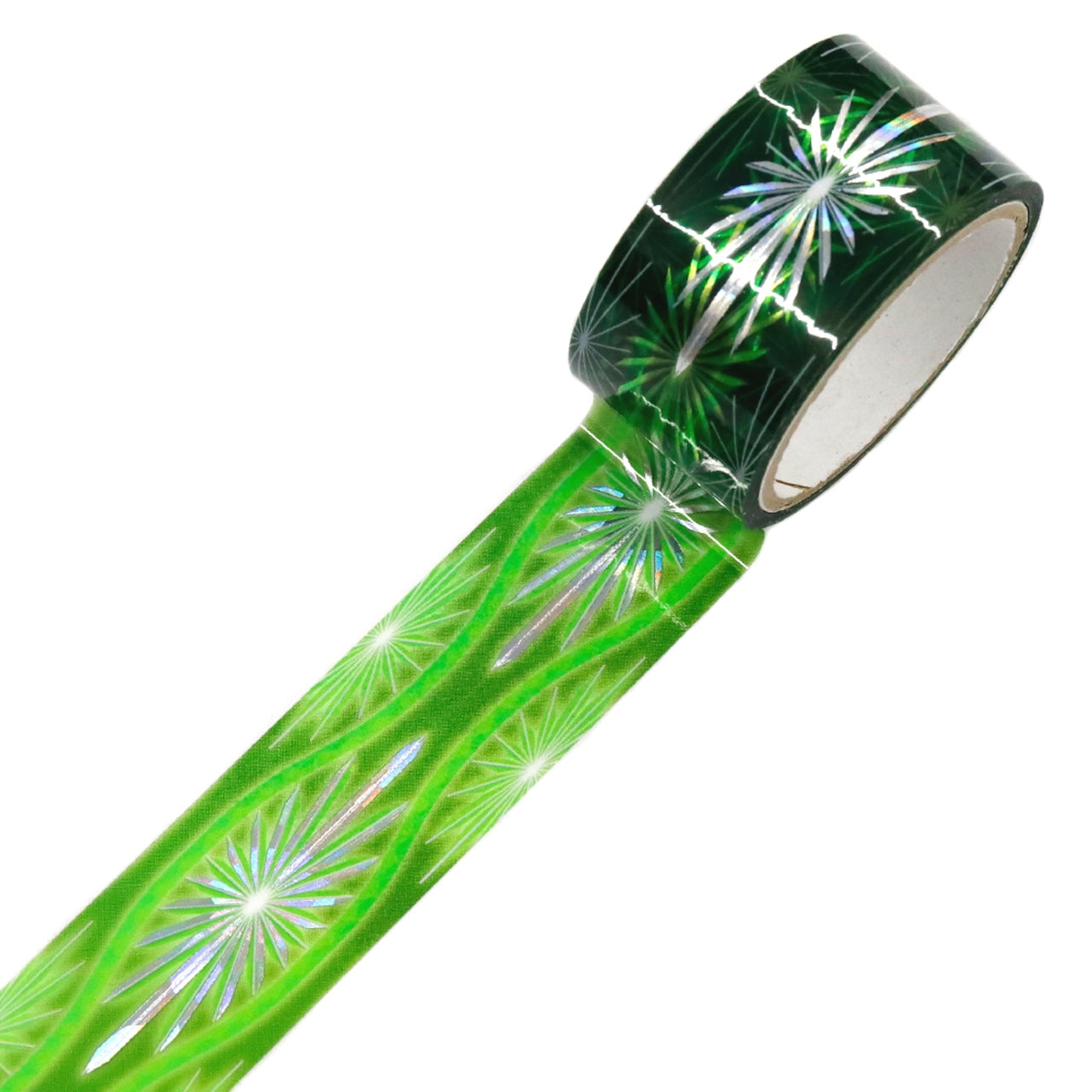 Saien Holographic Foil Kiriko Clear Tape - Retro