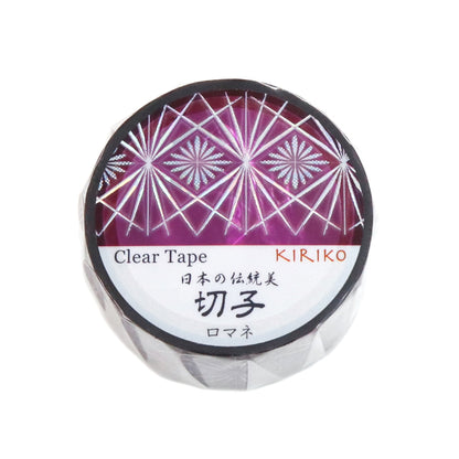 Saien Holographic Foil Kiriko Clear Tape - Romane