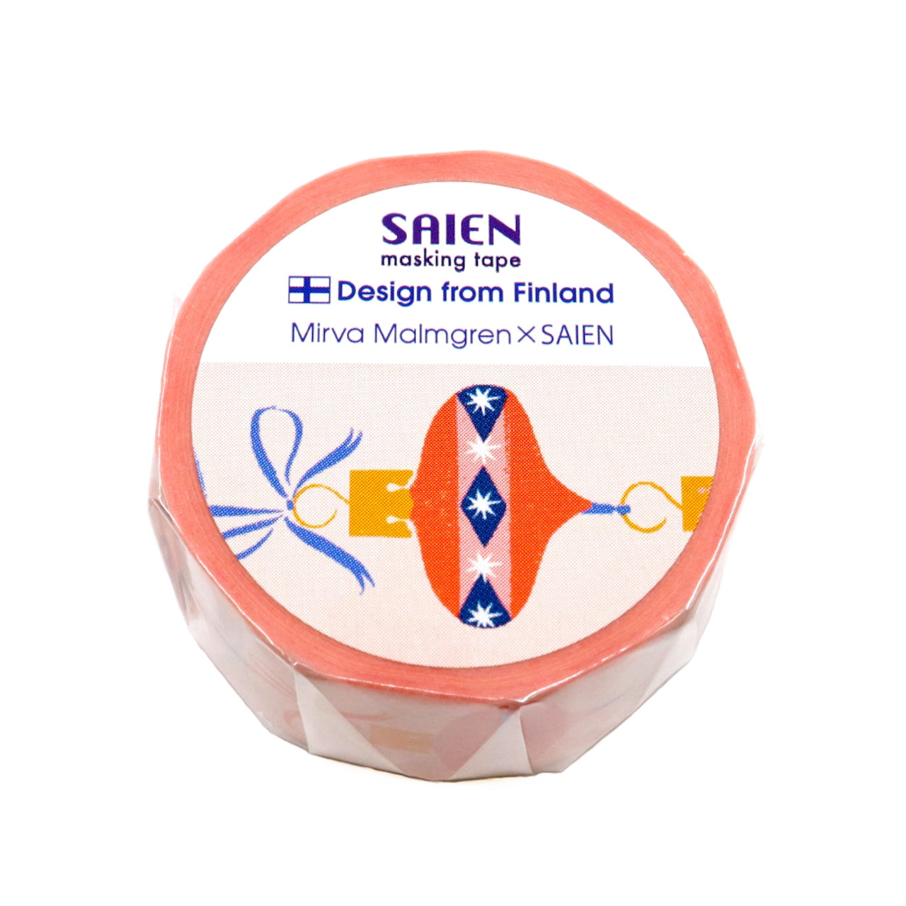 Saien x Mirva Malmgren Co branding Washi Tape - Ornaments