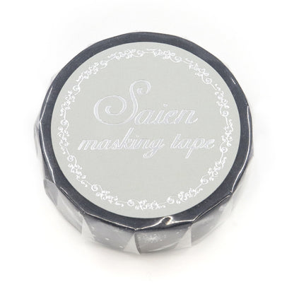 Saien Foil Series Silver Foil Washi Tape - Feather