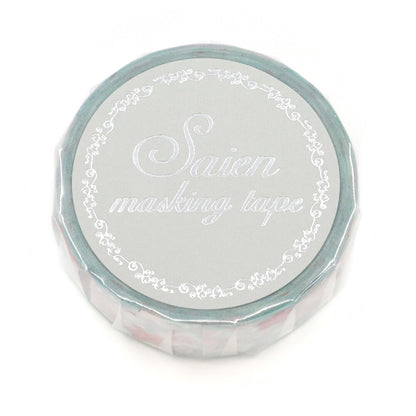Saien Foil Series Silver Foil Washi Tape - Sakura Shabon