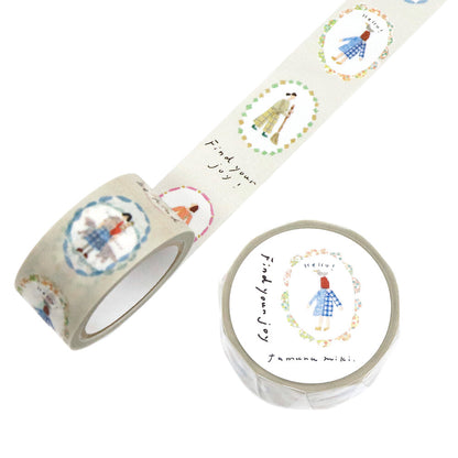 Saien Artist Washi Tape Series designed by Miki Tamura - Find your joy