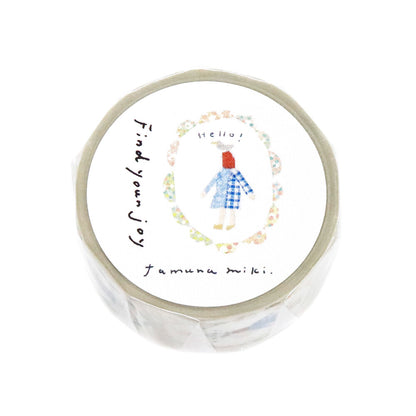 Saien Artist Washi Tape Series designed by Miki Tamura - Find your joy