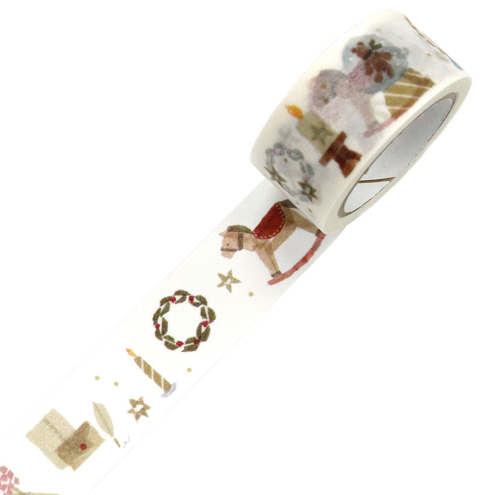 Saien Artist Washi Tape Series designed by Miki Tamura - Star and Wooden Horse