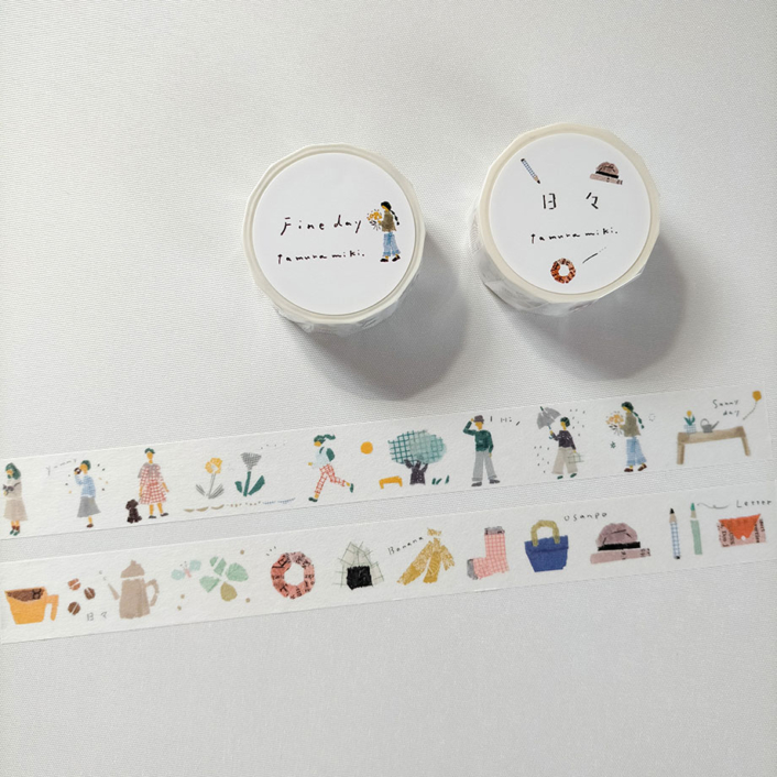 Saien Artist Washi Tape Series designed by Miki Tamura - Daily