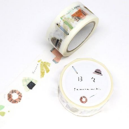 Saien Artist Washi Tape Series designed by Miki Tamura - Daily