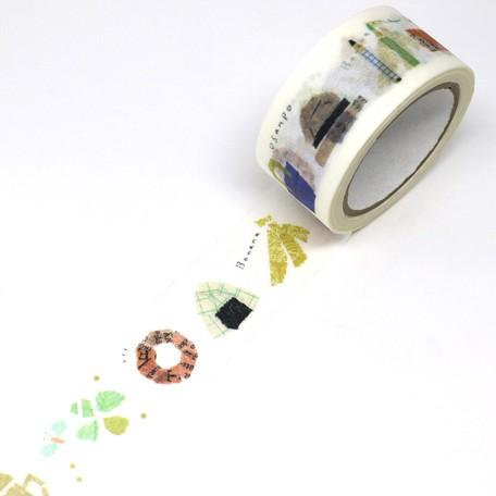 Saien Artist Washi Tape Series designed by Miki Tamura - Daily