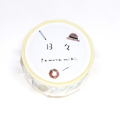 Saien Artist Washi Tape Series designed by Miki Tamura - Daily