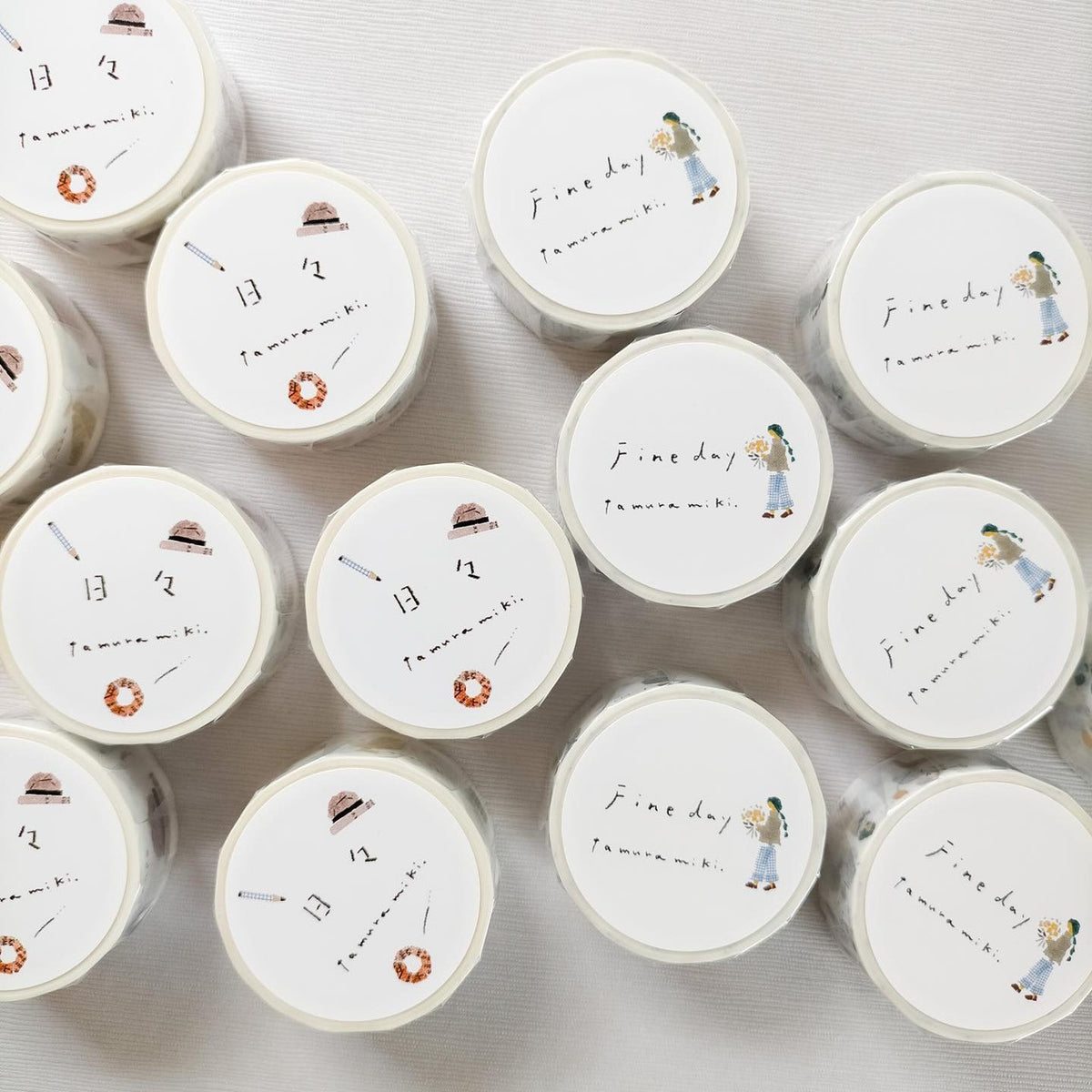 Saien Artist Washi Tape Series designed by Miki Tamura - Daily