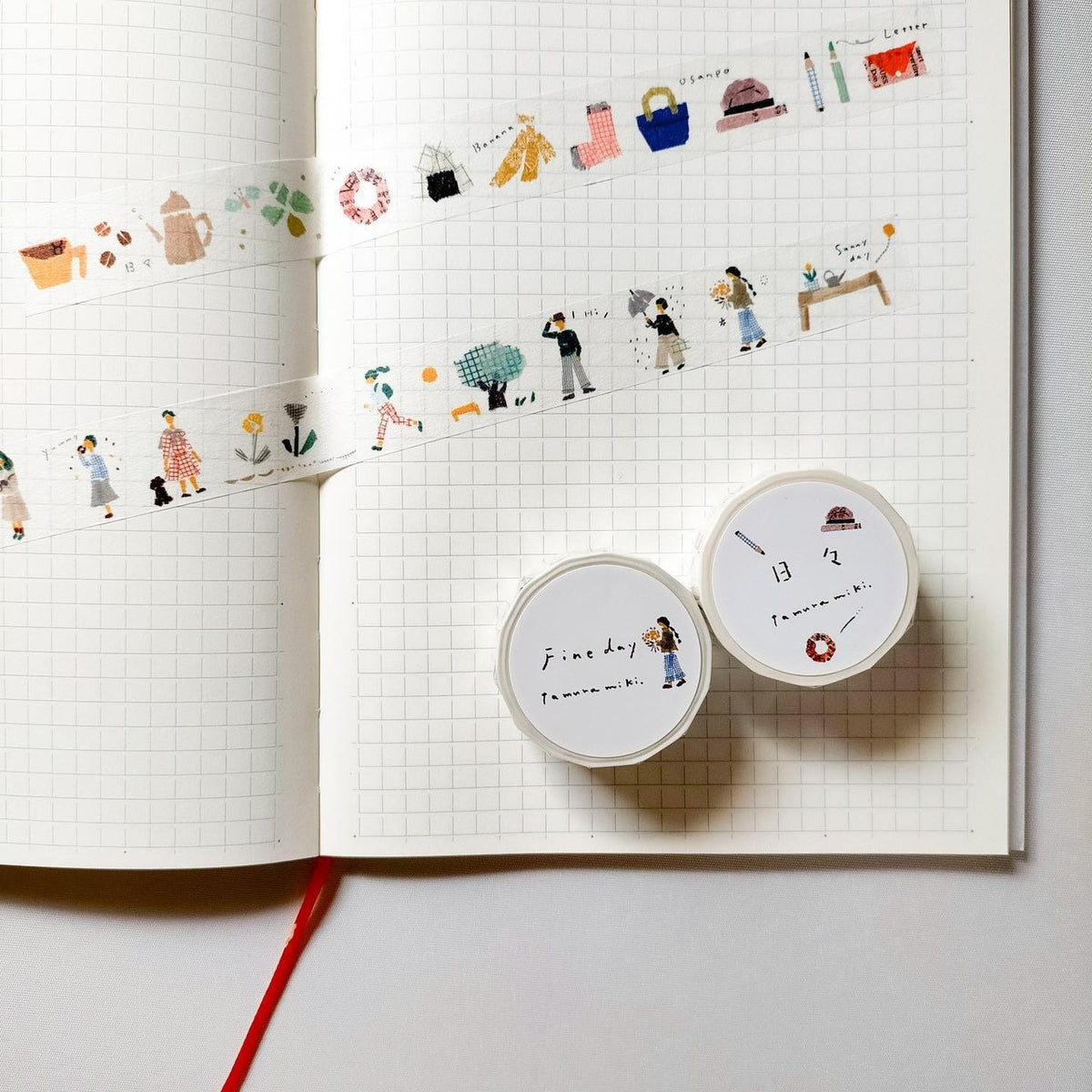 Saien Artist Washi Tape Series designed by Miki Tamura - Daily