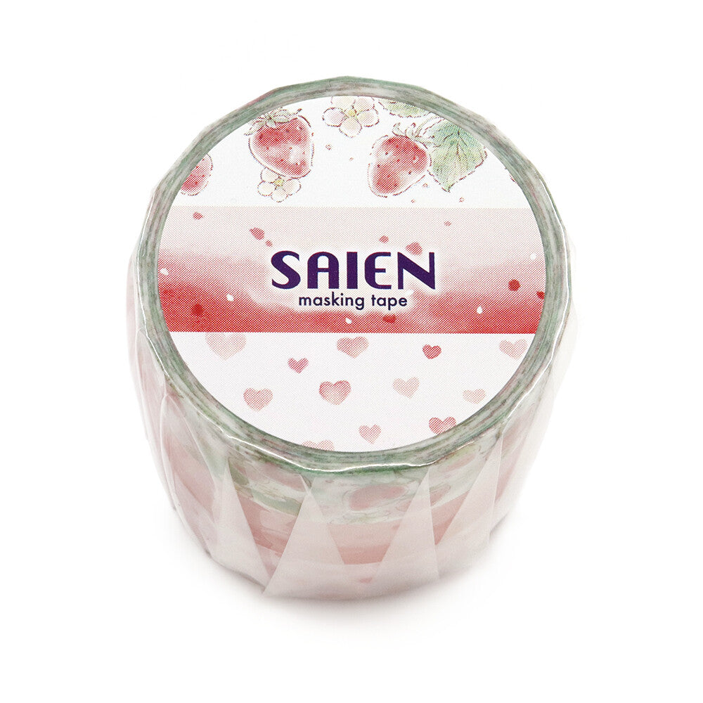 Saien Washi Tape Set - Ichigo Miruku (3 tape Set)