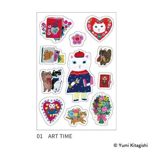 Yumi Kitagishi Multi-Stickers - ART TIME