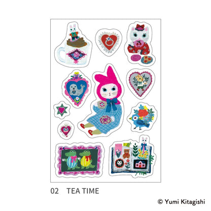 Yumi Kitagishi Multi-Stickers - TEA TIME