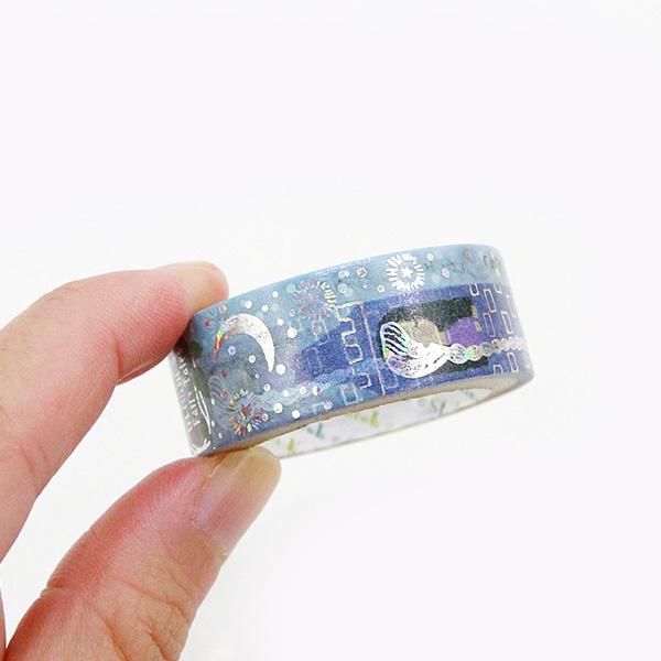 Fairy Tale Gem Series Gold Foil Washi Tape - Rapunzel